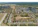 Aerial view of a residential neighborhood with lush landscaping at 4143 Calabria Ave, Davenport, FL 33897