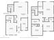 Detailed floorplan of the home showcasing the layout of the rooms and their dimensions at 4143 Calabria Ave, Davenport, FL 33897