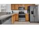 Well-equipped kitchen with stainless steel appliances and ample cabinet space at 4143 Calabria Ave, Davenport, FL 33897