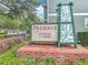 Preserve at Oviedo on the Park neighborhood sign with brick base and well-maintained landscaping at 473 Oviedo Blvd, Oviedo, FL 32765