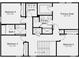 Second floor floor plan showing the primary suite, bedrooms, laundry and bathrooms at 4740 Cloister St, Kissimmee, FL 34758