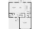 First floor floor plan showing the kitchen, great room, garage, and half bath at 4740 Cloister St, Kissimmee, FL 34758