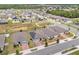 Aerial view of homes in a suburban neighborhood at 531 Tortugas St, Haines City, FL 33844