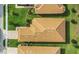 Aerial shot of a well maintained neighborhood at 578 Newhall Ln, Debary, FL 32713