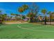 Outdoor basketball court, perfect for recreational play, with trees in the background at 7789 Nemours Pkwy, Orlando, FL 32827