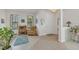 Welcoming living room with tile floor, neutral walls, and natural lighting at 9836 Lake District Ln, Orlando, FL 32832