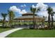 Charming outdoor pavilion with picnic tables, perfect for community gatherings and relaxing in the park at 17081 Water Spring Blvd, Winter Garden, FL 34787