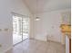 The dining area features a sliding glass door to the outside, built in bench and tile floors at 2903 Joseph Cir, Oviedo, FL 32765