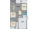 Detailed floor plan showcasing the layout of a three-bedroom home, including a lanai, great room and garage at 354 Miller Rd, Sanford, FL 32773