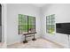 Office with beautiful windows bringing in natural light, and neutral tile flooring at 549 Wellon Ave, Orlando, FL 32833