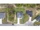 Aerial view of property and neighborhood, highlighting lot and proximity to nearby homes at 6054 Sw 154Th Place Rd, Ocala, FL 34473