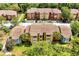 A beautiful aerial view of a community with green landscaping and ample parking spaces available at 5168 Conroy Rd # 35, Orlando, FL 32811