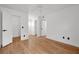 Bright bedroom with a ceiling fan and a modern, minimalist aesthetic at 5168 Conroy Rd # 35, Orlando, FL 32811