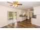 Open kitchen dining area with sliding glass doors leading to outdoor patio at 5311 Ansonia Ct, Orlando, FL 32839