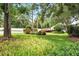 Well-maintained front yard with lush greenery and mature trees creating a serene and inviting curb appeal at 811 Wayne Ave, Altamonte Springs, FL 32701