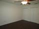 A simple bedroom design featuring hardwood flooring and closet space at 11540 Sandy Hill Dr, Orlando, FL 32821
