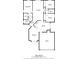 Layout of 3BR, 2BA home featuring kitchen, primary bedroom, living room, dining area, garage, foyer, walk-in closet, and more at 171 Seabreeze Cir, Kissimmee, FL 34743