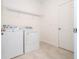 Clean laundry area with appliances and wire shelving for ample storage at 2024 Sw 153Rd Loop, Ocala, FL 34473