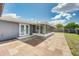 A beautiful backyard with a screened in patio at 2736 Shannon Rd, Orlando, FL 32806
