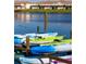 Kayaks lined up at a private dock in a community with lovely views and access to a lake at 2821 Bookmark Dr, Kissimmee, FL 34746