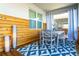 Cozy patio with wooden paneling and stylish furniture at 2836 Simile St, Kissimmee, FL 34746