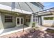 The backyard features a wood deck with cover plus well manicured shrubbery that surrounds the home at 3813 Goldenglow Dr, Orlando, FL 32828