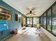 Enclosed lanai with tile floor, great for year-round enjoyment at 4519 Se 140Th Pl, Summerfield, FL 34491