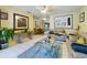 Comfortable living room with modern decor, perfect for relaxation and entertaining at 4519 Se 140Th Pl, Summerfield, FL 34491