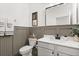 Well-lit bathroom with updated fixtures, modern vanity, and decorative accents, providing a relaxing space at 5458 Carrara Ct, St Cloud, FL 34771