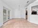 Dining area featuring tiled floors and access to backyard at 6042 Brookhill Cir, Orlando, FL 32810