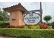 Welcome to Fountain Parke at Lake Mary; beautifully landscaped sign entrance to a premier residential community at 625 Pavia Loop, Lake Mary, FL 32746