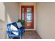 Inviting front entrance with a comfortable bench and a welcoming atmosphere at 636 San Augusto Dr, Kissimmee, FL 34759