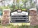 Community sign for Northwich Park with the recreation area, tennis courts, and park at 6728 Duncaster St, Windermere, FL 34786