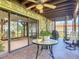 Outdoor patio with an outdoor grill and furniture at 721 Fairway Dr, New Smyrna Beach, FL 32168