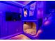 Fun bedroom featuring a themed bunk bed with built in lighting, and custom paint at 8180 Valhalla Ter, Reunion, FL 34747