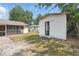 The backyard features a storage shed in the yard and the screen porch is attached to the home at 2527 Christine Dr, Kissimmee, FL 34744