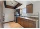 Kitchen with tile flooring, updated appliances, and ample counter space at 2527 Christine Dr, Kissimmee, FL 34744