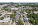 Nice aerial view of townhomes nestled among mature trees and landscaping at 117 E Concord St # 7, Orlando, FL 32801