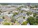 Aerial view of townhomes located near retail buildings, offices, restaurants, and more in the city at 117 E Concord St # 7, Orlando, FL 32801