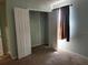 Bright bedroom featuring closet, carpet, and window with brown curtains at 12610 Sawgrass Oak St, Orlando, FL 32824