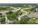 Aerial view showcasing the property's proximity to roadways and neighborhood homes at 171 Stanley Bell Dr, Mount Dora, FL 32757