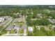 Aerial view of homes in a lakeside community at 171 Stanley Bell Dr, Mount Dora, FL 32757