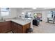 Large, versatile space featuring a kitchenette, sitting area, and workout equipment at 2260 Grayling St, Orlando, FL 32820