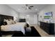 Spacious main bedroom boasts a luxurious king bed, and furniture at 2260 Grayling St, Orlando, FL 32820