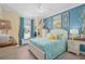 Comfortable bedroom with bright accents and ample natural light at 2554 Stargrass Cir, Clermont, FL 34715
