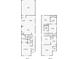 Floor plan featuring the layout of both floors with labelled rooms and dimensions at 6328 Whip O Will Ln, St Cloud, FL 34771