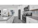 Bright kitchen with modern appliances, countertops, and stylish finishes at 6328 Whip O Will Ln, St Cloud, FL 34771