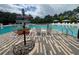 Relaxing pool area with lounge chairs and tropical decor, creating a serene resort atmosphere at 639 Longboat Dr, Davenport, FL 33896