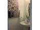 Elegant powder room with decorative artwork, adding a touch of sophistication at 639 Longboat Dr, Davenport, FL 33896