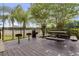 Outdoor grill and picnic area with lake view. Great for entertaining and community gatherings at 7511 Seurat St # 10207, Orlando, FL 32819